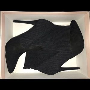 Just Fabulous Black Heel Booties
